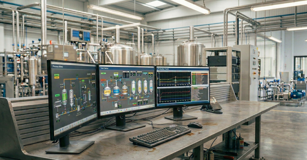 SCADA EN SALA DE MAQUINAS